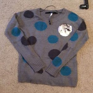 Polka dot sweater